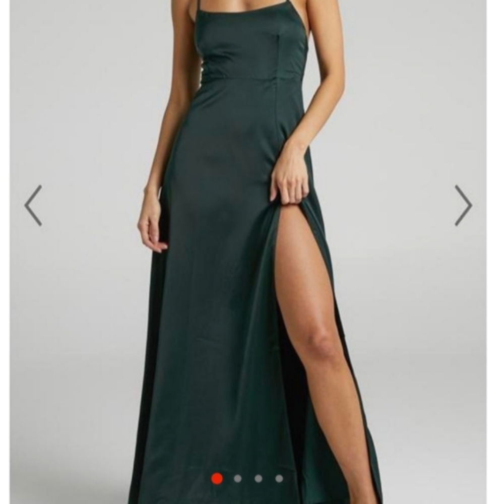 Emerald Green Showpo Maxi Dress